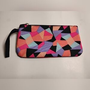 Colorful Geometric Cosmetic Clutch